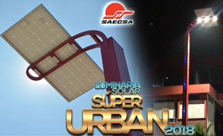 Luminaria Solar Súper Urban 2018